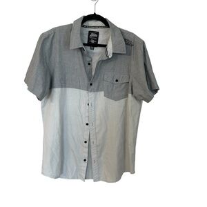 Hart and Huntington Men’s Short Sleeve Colorblock Button Up Shirt Sz XL GUC